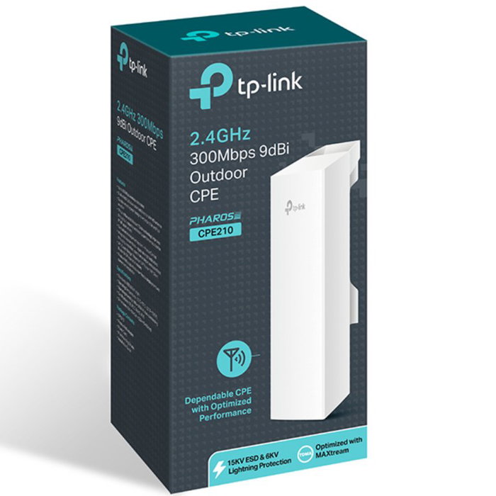 Tp-Link CPE210 Punto de acceso inalámbrico exterior 300 Mbps 2,4 GHz
